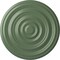 Ekena Millwork Carton Smooth Ceiling Medallion (Fits Canopies up to 9 1/8"), 29 1/8"OD x 1 1/2"P, Athenian Green CM29CAAGF - alternate 1